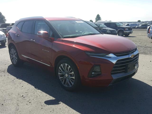 3GNKBKRS5KS564698 - 2019 CHEVROLET BLAZER PRE MAROON photo 1