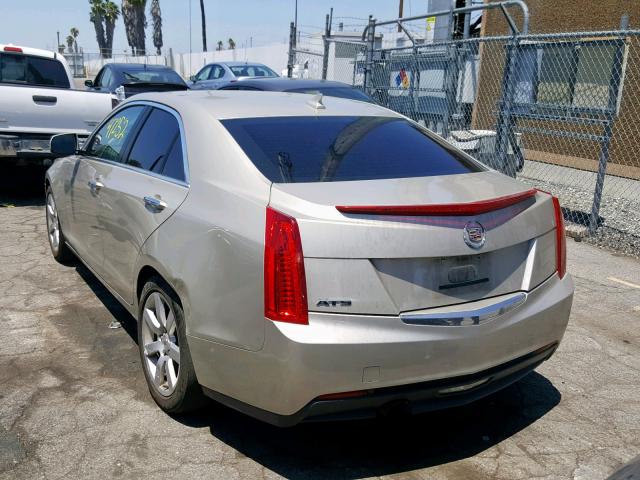 1G6AA5RA6D0178076 - 2013 CADILLAC ATS BEIGE photo 3