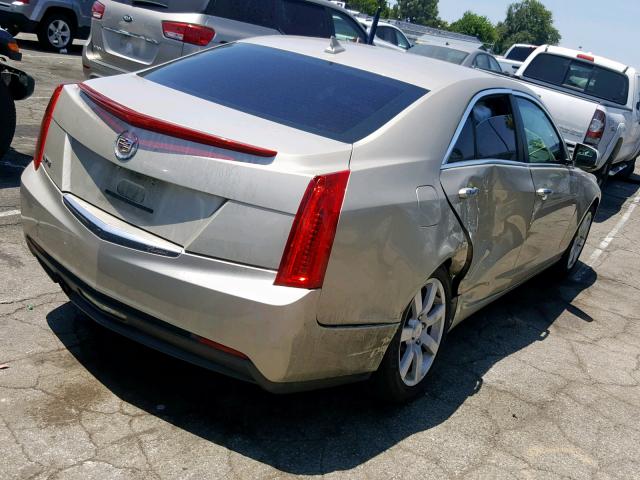 1G6AA5RA6D0178076 - 2013 CADILLAC ATS BEIGE photo 4