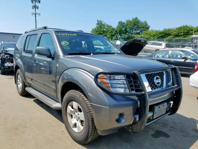 5N1AR18W26C612115 - 2006 NISSAN PATHFINDER GRAY photo 1