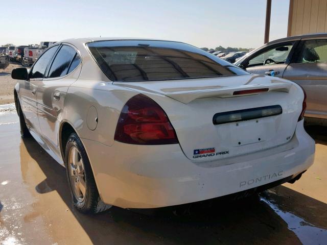 2G2WS542651233300 - 2005 PONTIAC GRAND PRIX WHITE photo 3