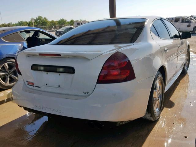2G2WS542651233300 - 2005 PONTIAC GRAND PRIX WHITE photo 4