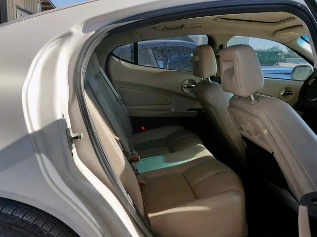 2G2WS542651233300 - 2005 PONTIAC GRAND PRIX WHITE photo 6
