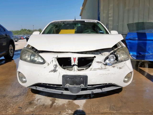 2G2WS542651233300 - 2005 PONTIAC GRAND PRIX WHITE photo 9