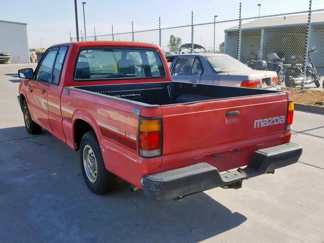 JM2UF3140M0168225 - 1991 MAZDA B2600 CAB RED photo 3