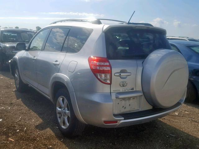 JTMYF4DV3A5023534 - 2010 TOYOTA RAV4 LIMIT SILVER photo 3