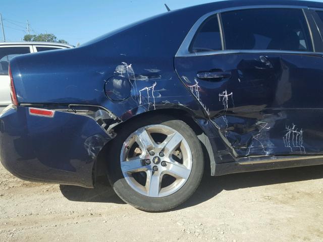 1G1ZC5EB0AF195238 - 2010 CHEVROLET MALIBU 1LT BLUE photo 9