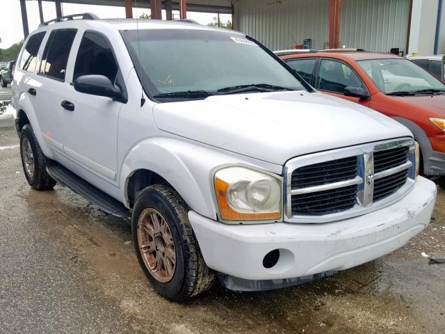 1D4HD48N25F591132 - 2005 DODGE DURANGO SL WHITE photo 1