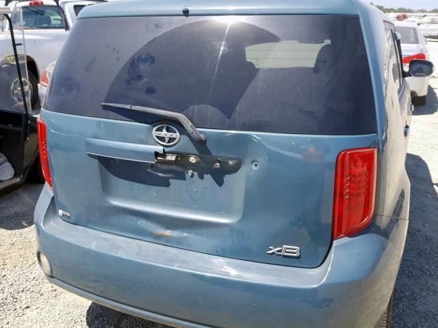 JTLKE50E191083663 - 2009 TOYOTA SCION XB 绿色 照片 9