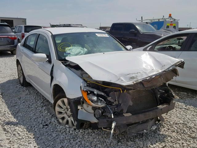 1C3CCBABXEN122749 - 2014 CHRYSLER 200 LX WHITE photo 1