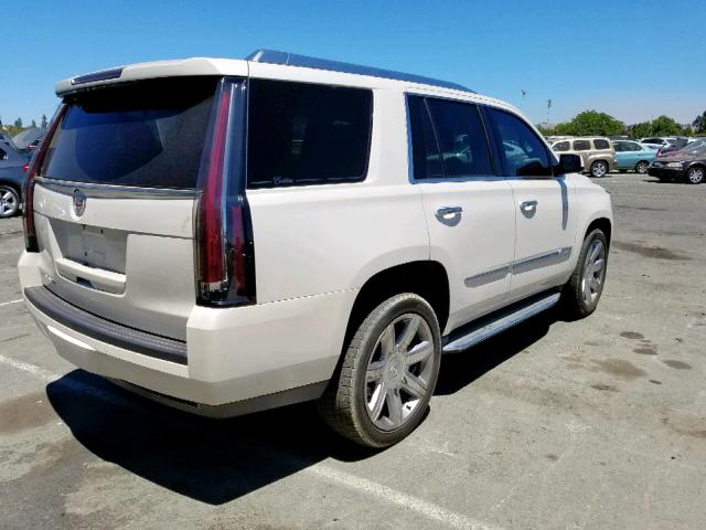 1GYS3BKJ2FR274221 - 2015 CADILLAC ESCALADE L WHITE photo 4