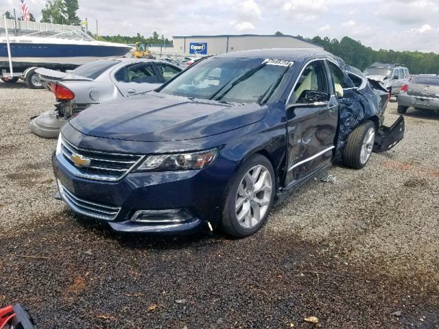 2G1125S33J9177774 - 2018 CHEVROLET IMPALA PRE ლურჯი ფოტო 2