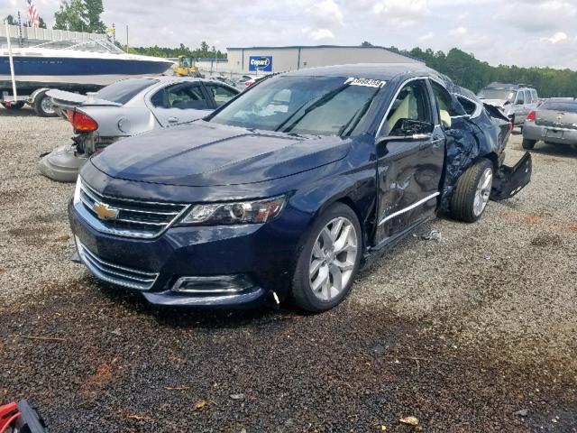 2G1125S33J9177774 - 2018 CHEVROLET IMPALA PRE BLUE photo 2