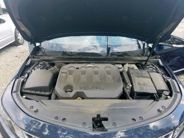 2G1125S33J9177774 - 2018 CHEVROLET IMPALA PRE BLUE photo 7