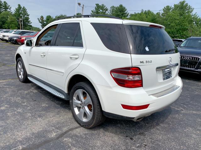 4JGBB2FB4AA557668 - 2010 MERCEDES-BENZ ML 350 BLU WHITE photo 3