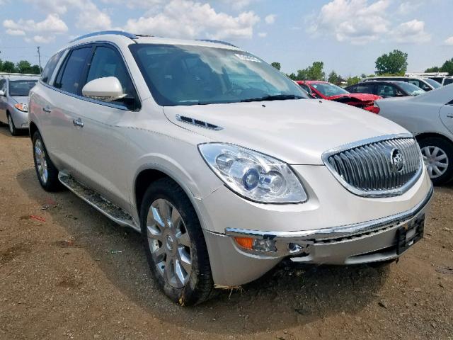 5GAKVDED8CJ424569 - 2012 BUICK ENCLAVE CREAM photo 1