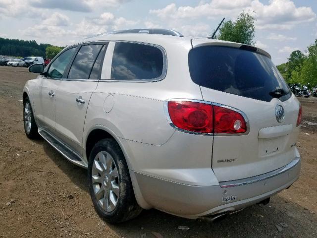 5GAKVDED8CJ424569 - 2012 BUICK ENCLAVE CREAM photo 3