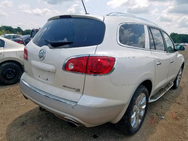 5GAKVDED8CJ424569 - 2012 BUICK ENCLAVE CREAM photo 4