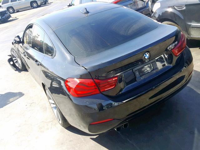 WBA4J1C5XJBM10884 - 2018 BMW 430I GRAN BLACK photo 3