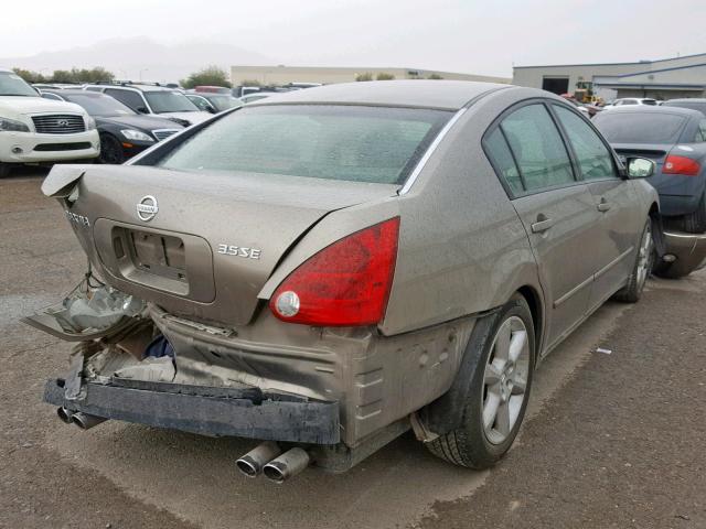 1N4BA41E04C864810 - 2004 NISSAN MAXIMA SE GRAY photo 4