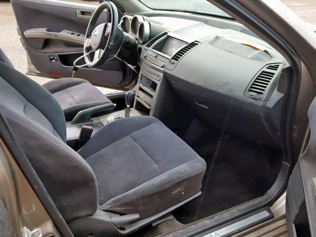 1N4BA41E04C864810 - 2004 NISSAN MAXIMA SE GRAY photo 5