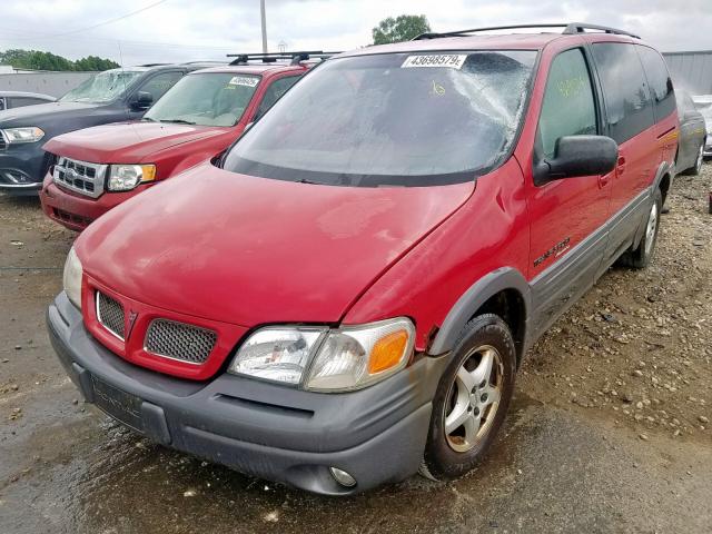 1GMDX03E3WD224316 - 1998 PONTIAC TRANS SPOR RED photo 2