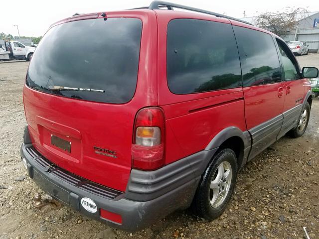 1GMDX03E3WD224316 - 1998 PONTIAC TRANS SPOR RED photo 4