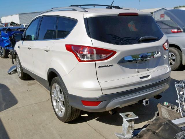 1FMCU9J93EUC76333 - 2014 FORD ESCAPE TIT WHITE photo 3