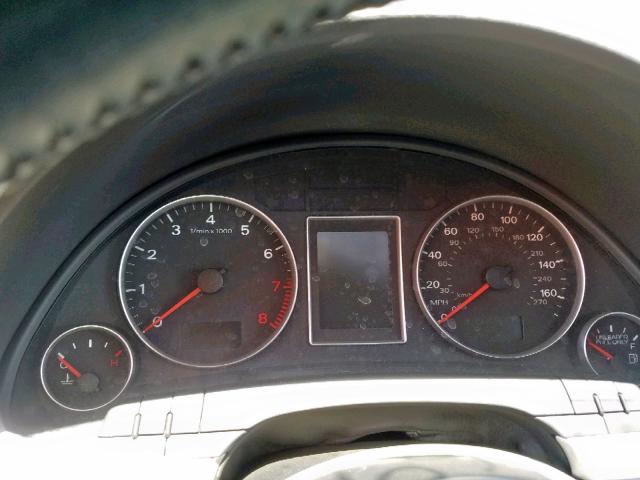 WAUAF78E55A531284 - 2005 AUDI A4 2.0T SILVER photo 8