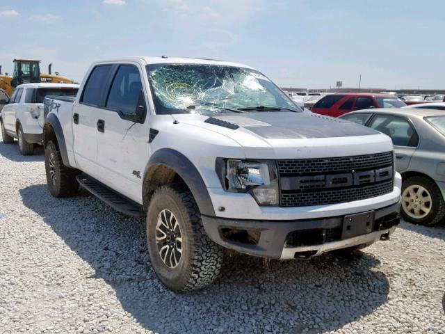 1FTFW1R61CFC96024 - 2012 FORD F150 SVT R WHITE photo 1