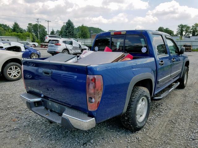 1GCDT136458269044 - 2005 CHEVROLET COLORADO BLUE photo 4