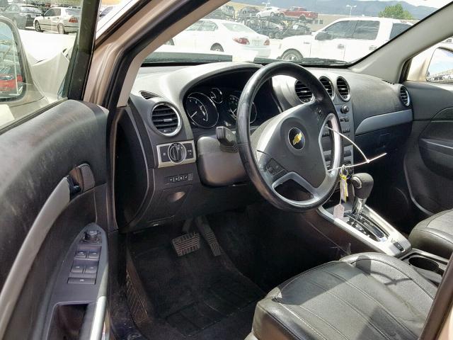 3GNFL4E58CS599800 - 2012 CHEVROLET CAPTIVA SP TAN photo 9