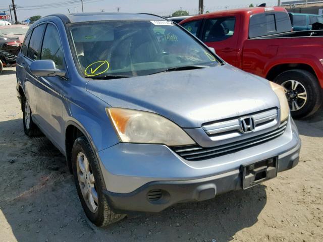 JHLRE38798C021955 - 2008 HONDA CR-V EXL BLUE photo 1