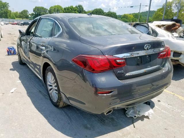 JN1BY1PR7FM831530 - 2015 INFINITI Q70L 3.7 GRAY photo 3