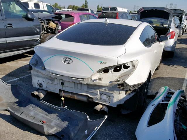 KMHHT6KD1CU076719 - 2012 HYUNDAI GENESIS CO WHITE photo 4