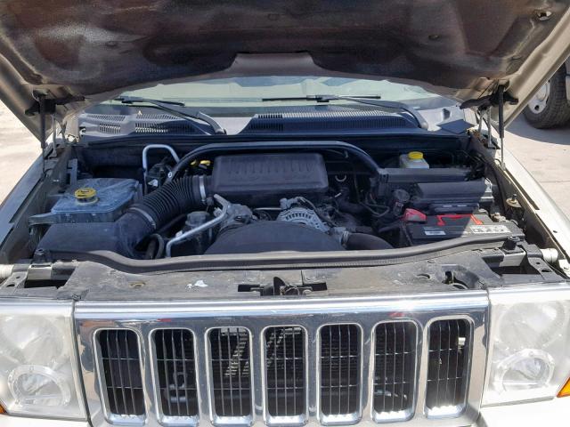 1J8HG48P87C653555 - 2007 JEEP COMMANDER BEIGE photo 7