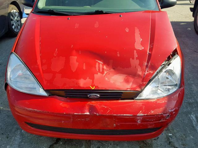 1FAFP33P52W102318 - 2002 FORD FOCUS LX RED photo 7