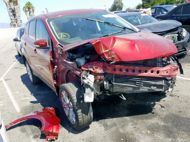 1FMCU0HX9DUB99398 - 2013 FORD ESCAPE SEL RED photo 1