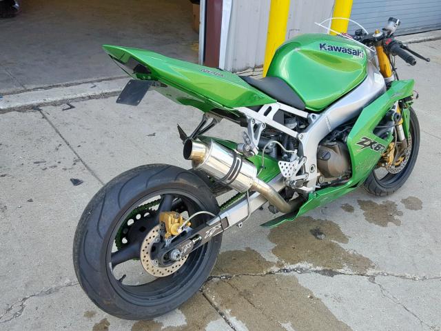 JKBZXJB174A023215 - 2004 KAWASAKI ZX636 B1 GREEN photo 4