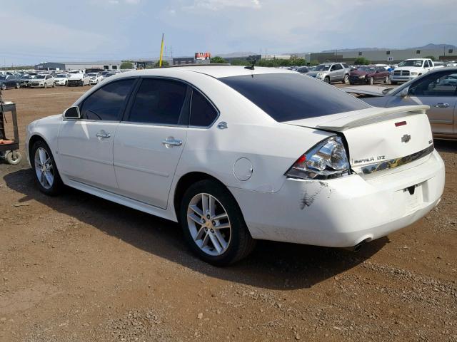 2G1WU57M291202143 - 2009 CHEVROLET IMPALA LTZ WHITE photo 3