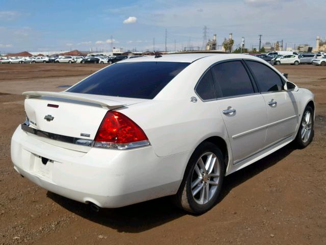 2G1WU57M291202143 - 2009 CHEVROLET IMPALA LTZ WHITE photo 4