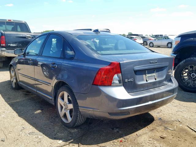 YV1MS382682394178 - 2008 VOLVO S40 2.4I GRAY photo 3