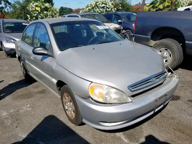 KNADC123216038184 - 2001 KIA RIO SILVER photo 1