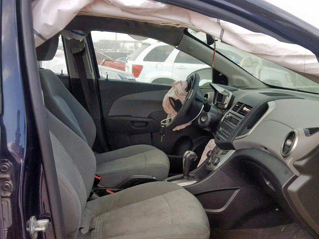 1G1JA5SH5F4219225 - 2015 CHEVROLET SONIC LS BLUE photo 5