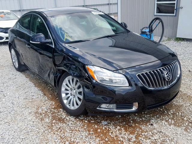 2G4GS5EV6D9250411 - 2013 BUICK REGAL PREM BLACK photo 1