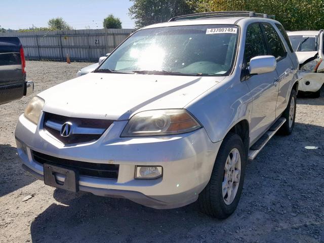 2HNYD18906H526966 - 2006 ACURA MDX TOURIN GRAY photo 2