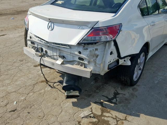 19UUA8F54DA011228 - 2013 ACURA TL TECH WHITE photo 9