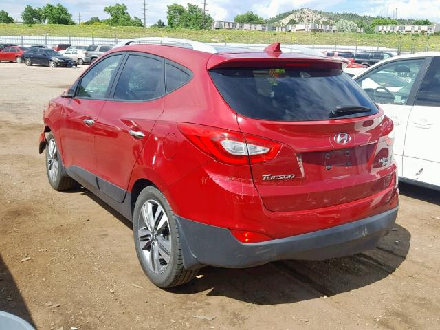 KM8JUCAG2FU987123 - 2015 HYUNDAI TUCSON LIM RED photo 3