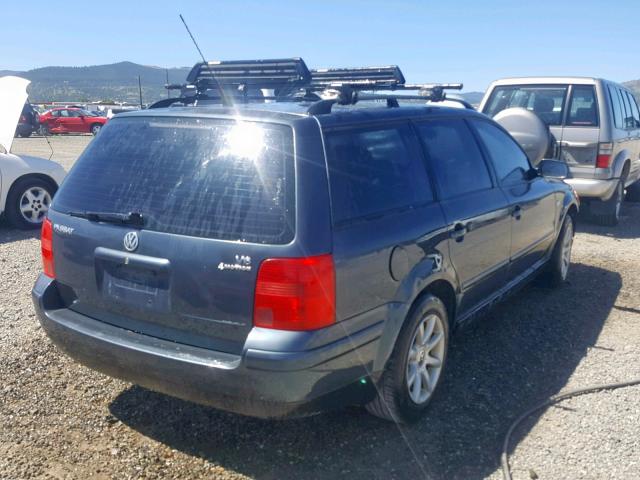 WVWLH63B61E006671 - 2001 VOLKSWAGEN PASSAT GLX 蓝色 照片 4