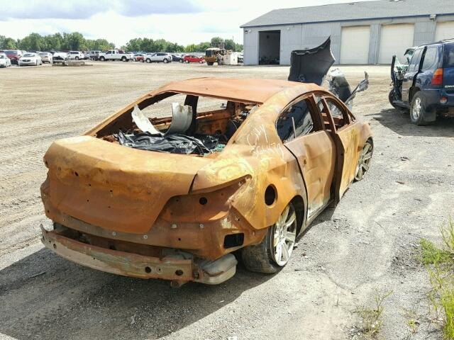 1G4GD5E33CF136865 - 2012 BUICK LACROSSE P SILVER photo 4